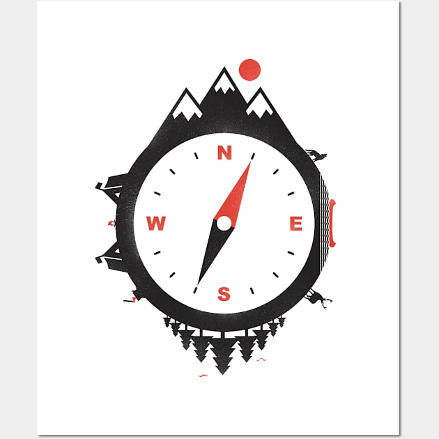 Adventure Compass Wall Art by mateusquandt